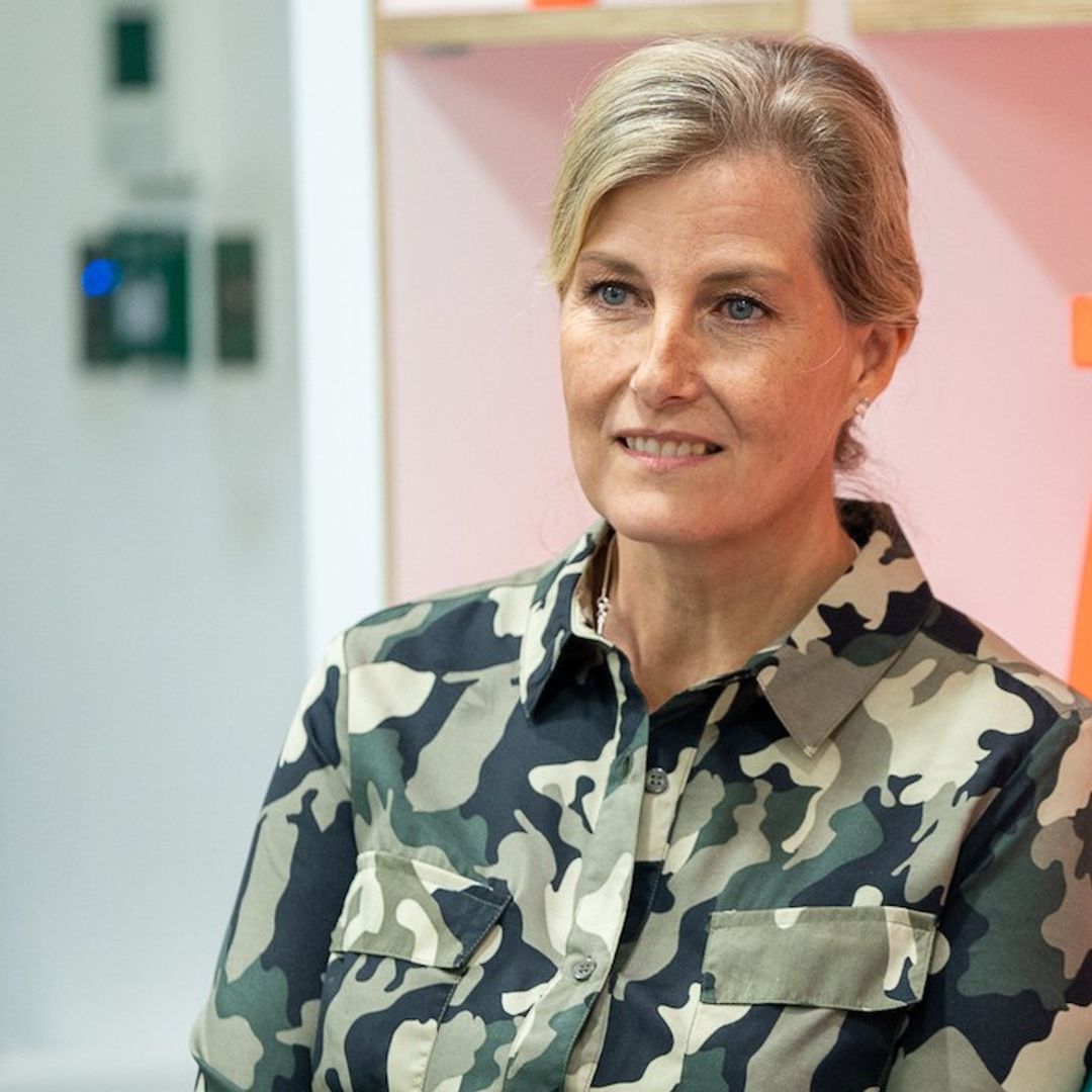 Countess Sophie surprises at new engagement in camouflage dress – and it's half price in the sale