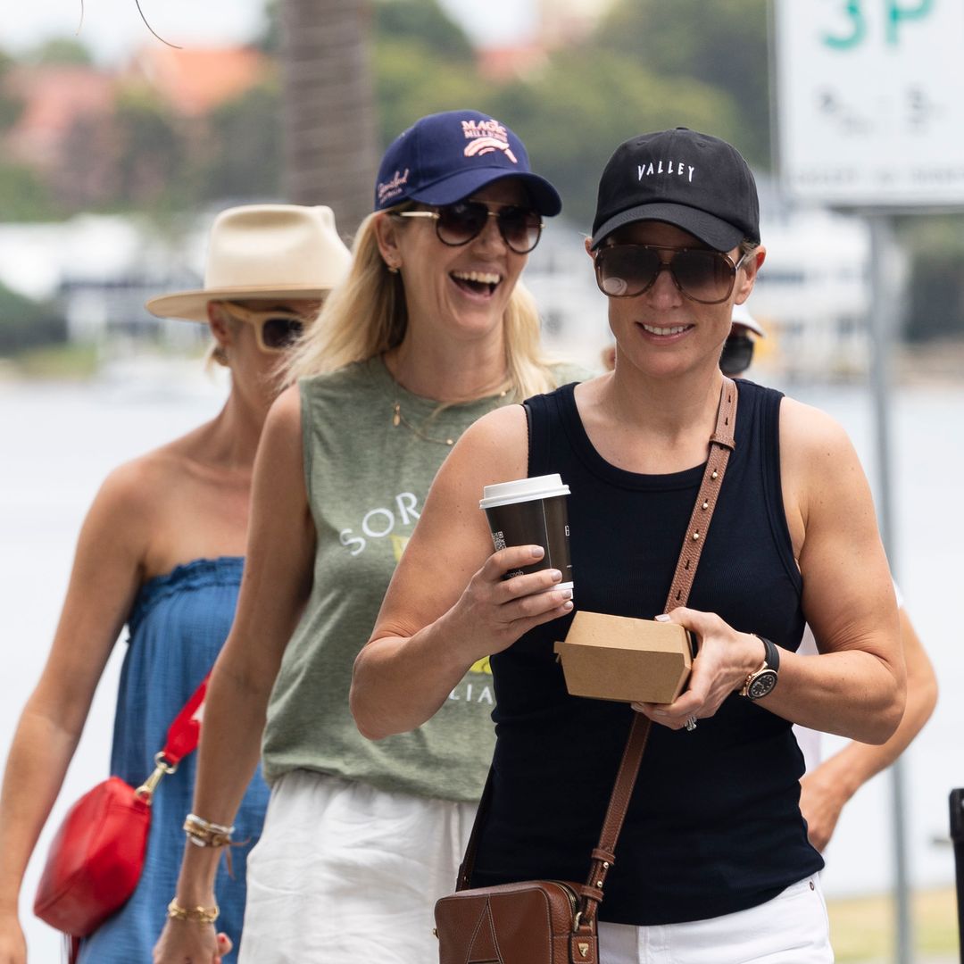 Zara Tindall turns heads in mini shorts for sun-drenched girls' day out on the Gold Coast