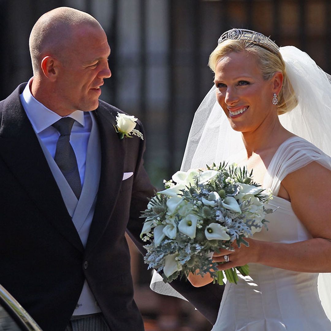 Zara Tindall models bold mini dress in unearthed wedding photos with husband Mike