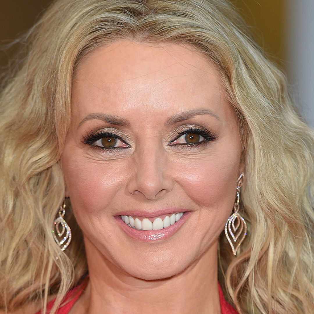 Carol Vorderman wears red hot leather outfit to celebrate Welsh rugby win