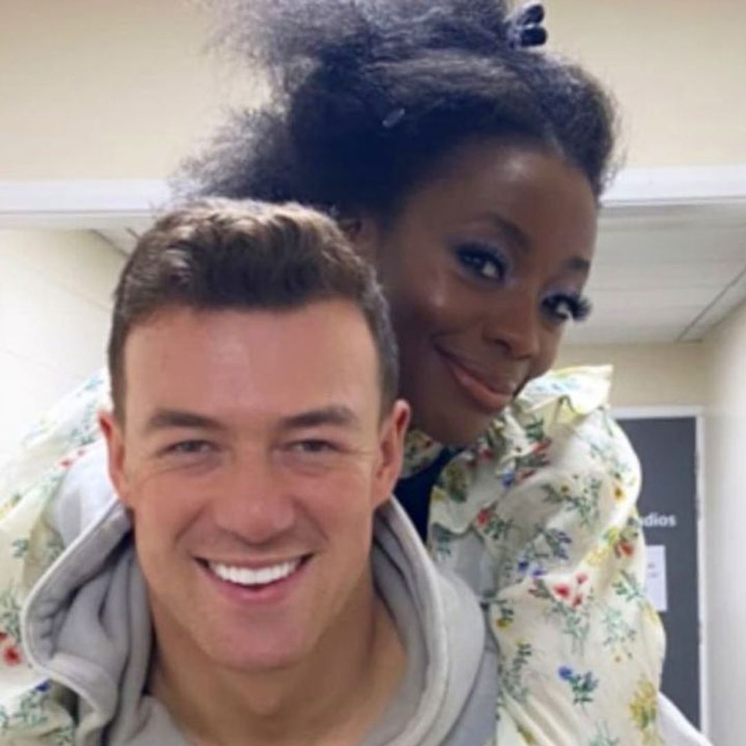Strictly's AJ Odudu reacts to Kai Widdrington's first picture with Maisie Smith ahead of tour