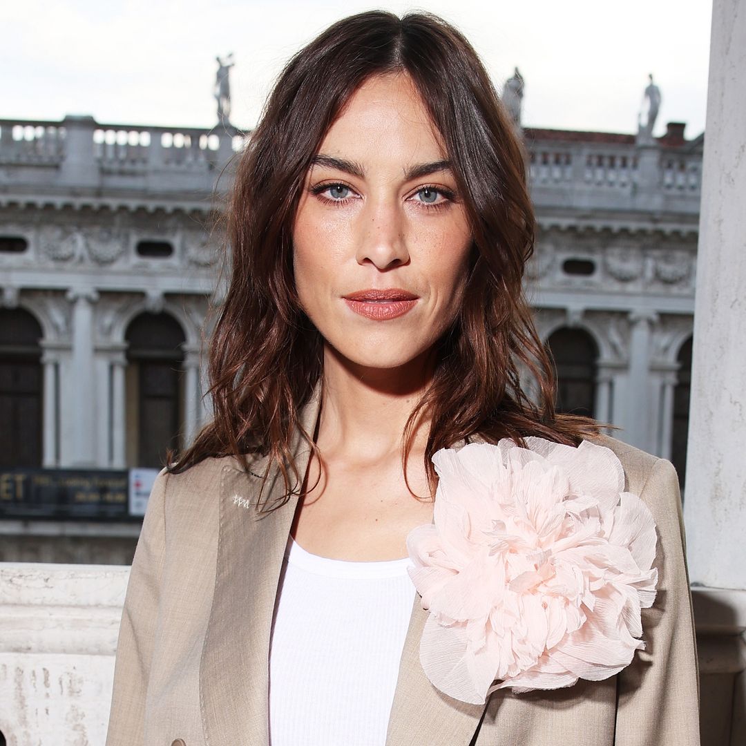 Alexa Chung just showed us the cool-girl way to wear a brooch