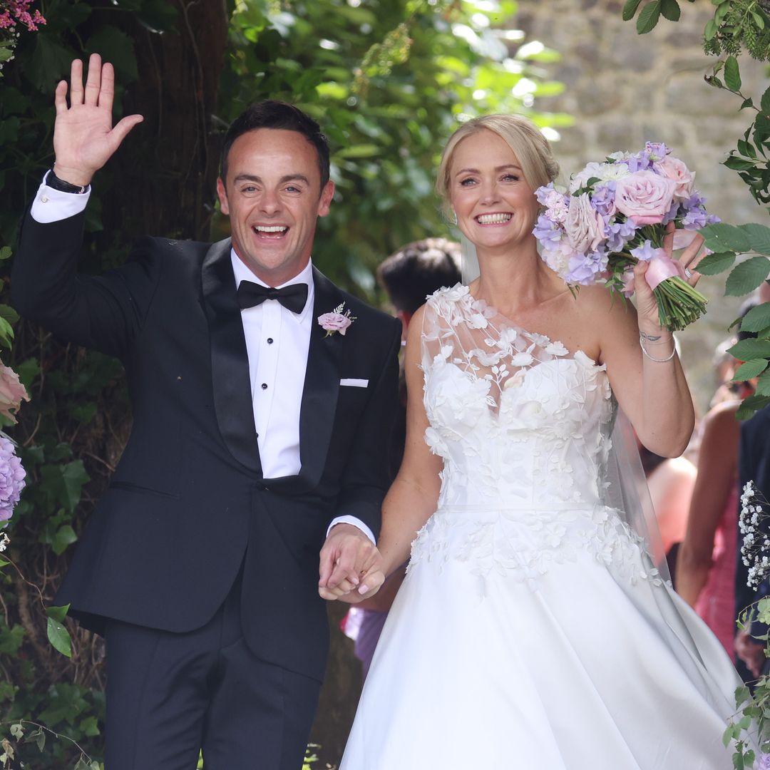 Ant McPartlin shares sweet never-before-seen wedding image on special day