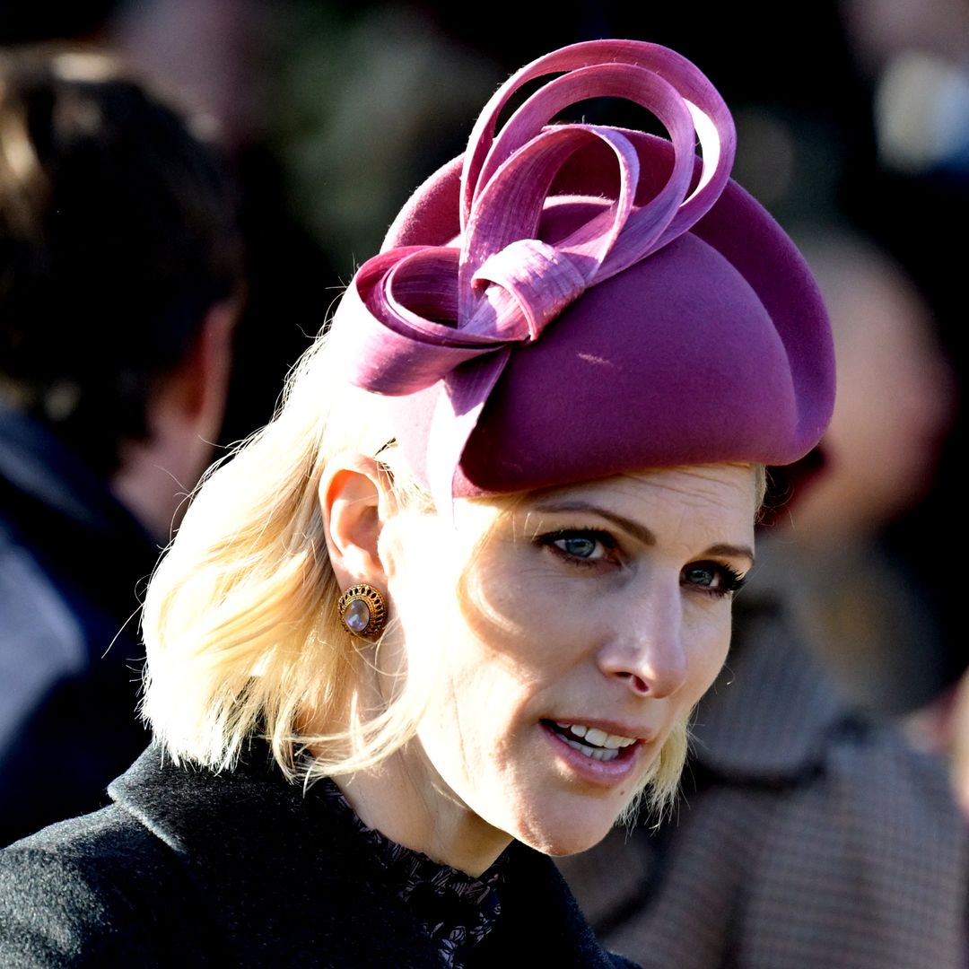 Zara Tindall is the image of regal elegance at Christmas Day walkabout