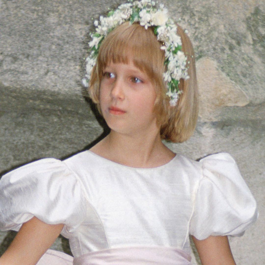 Lady Gabriella Windsor is an angelic bridesmaid in unearthed royal wedding photo