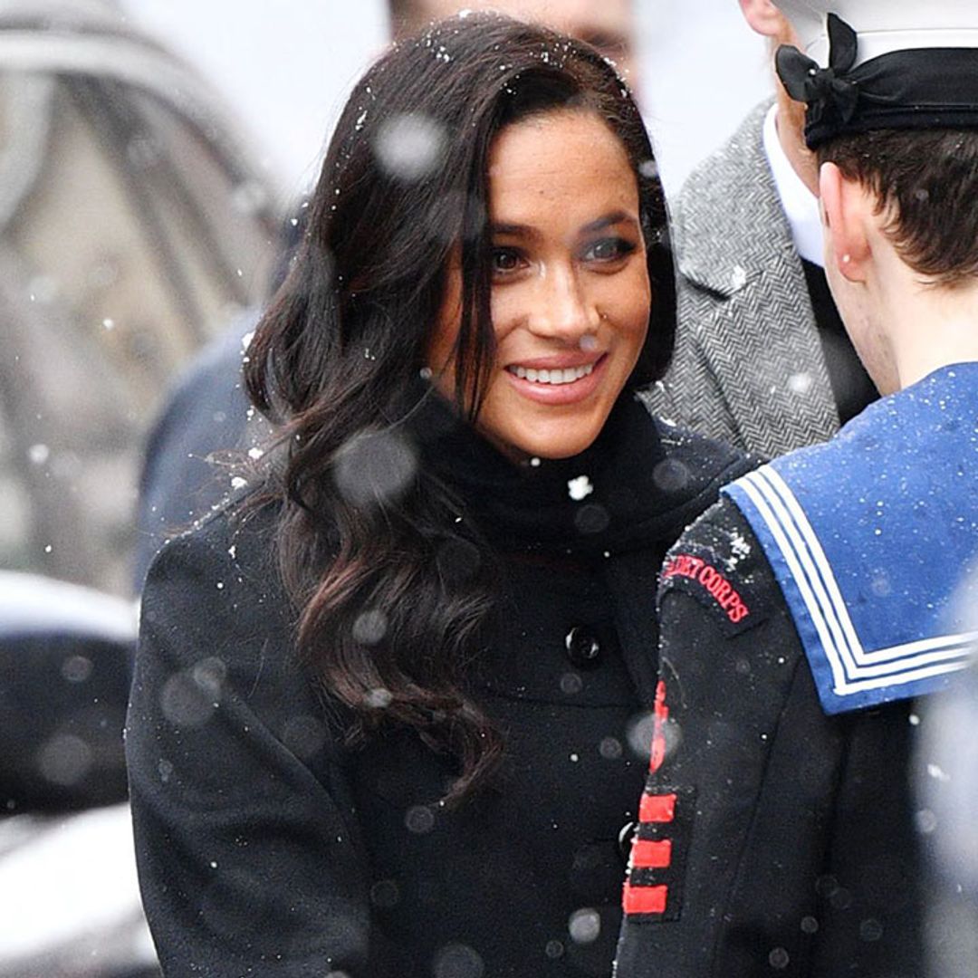 Meghan Markle is the ultimate snow queen in Bristol