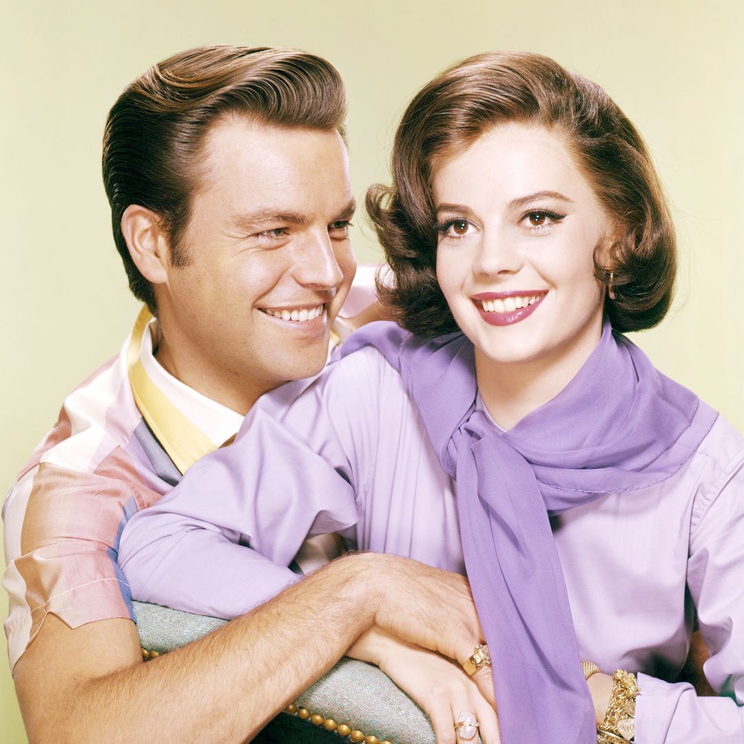 Marié aux acteurs américains Robert Wagner et Natalie Wood (1938-1981), vers 1957.