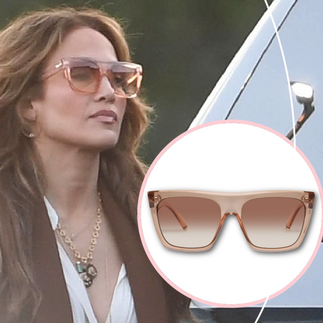 Jennifer Lopez's retro sunglasses are on sale and they cost less than you think