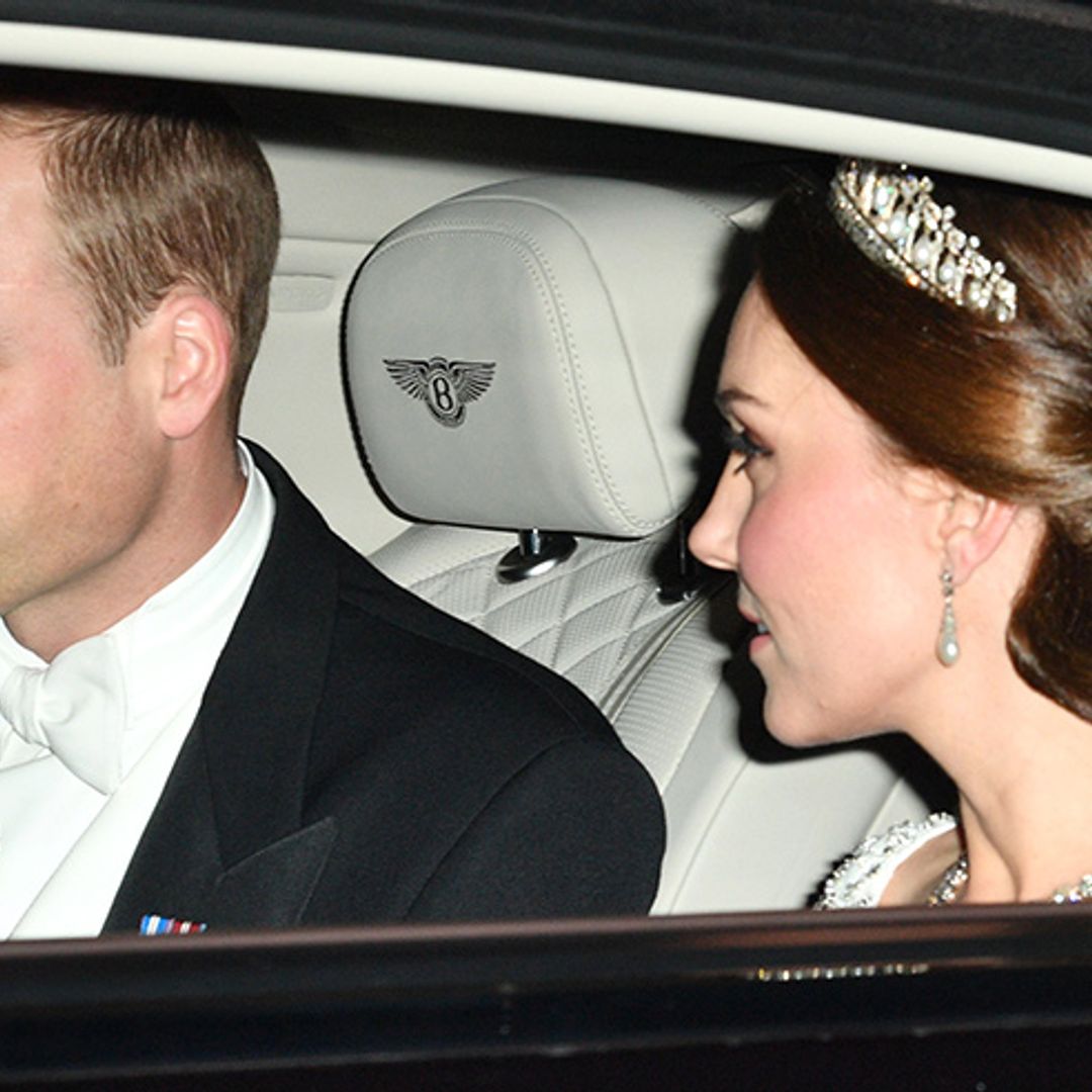 Duchess Kate glitters in Princess Diana's favourite tiara at The Queen's annual winter party