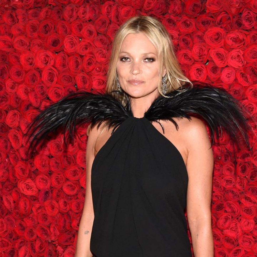 Kate Moss shows off a frightening accessory in friend's wedding photos
