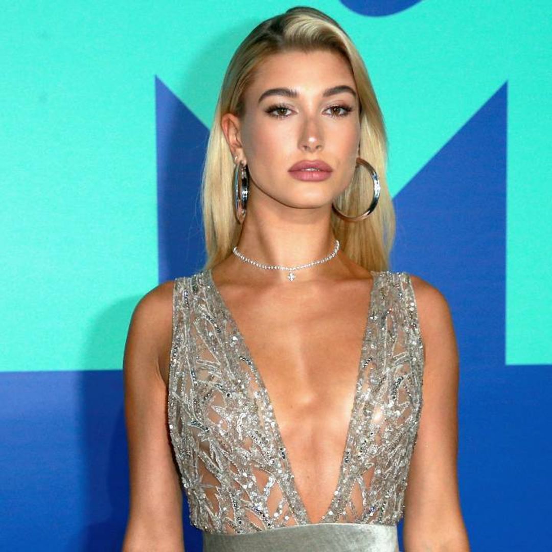 Hailey Bieber sizzles in a daring cutout bodysuit - and wait 'til you see her shoes!