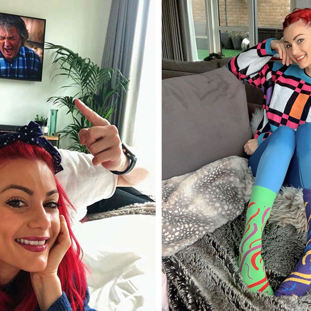 Dianne Buswell and Joe Sugg share glimpse inside their stylish living room – complete with foosball table