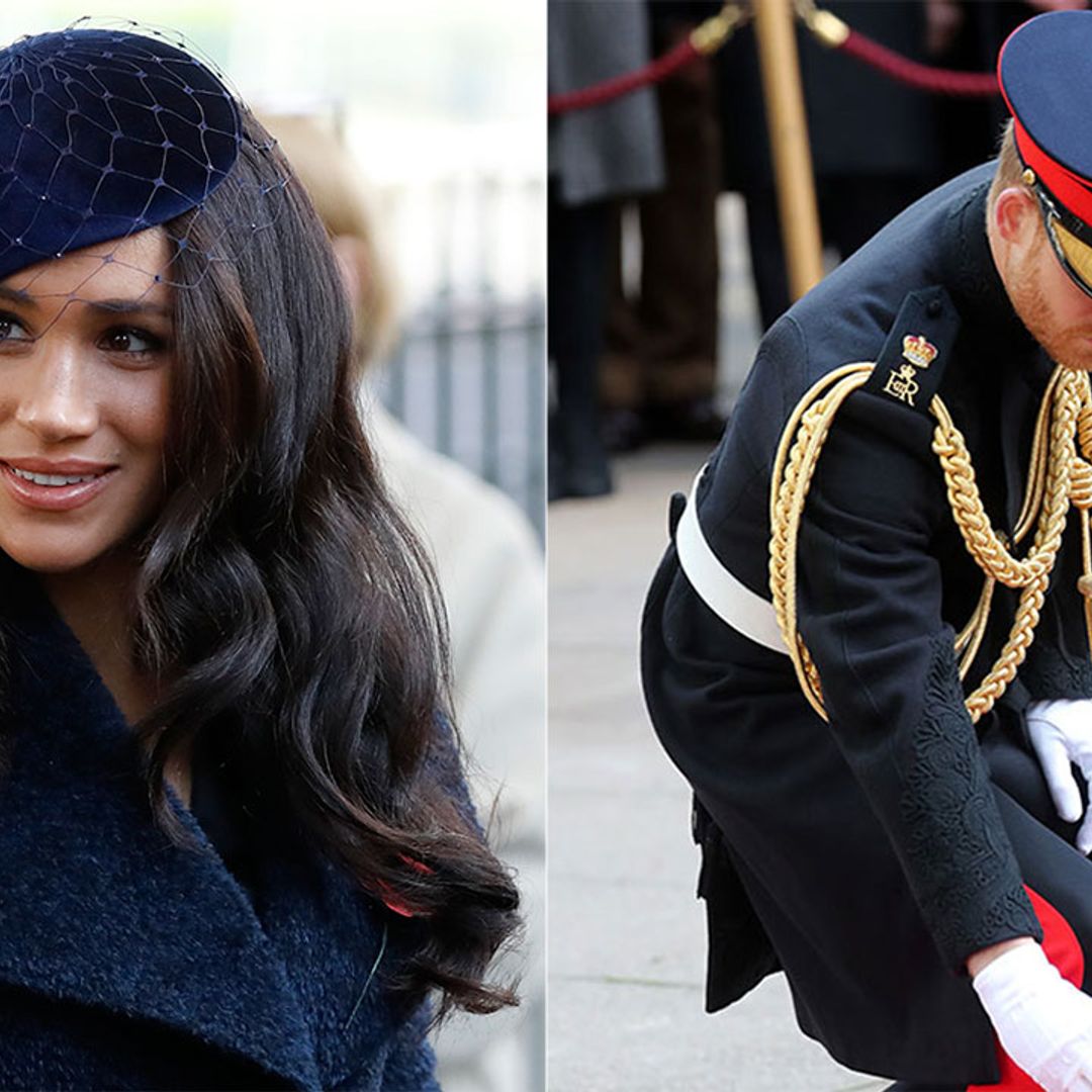 Prince Harry and Meghan Markle visit Field of Remembrance without the Duchess of Cornwall - best photos