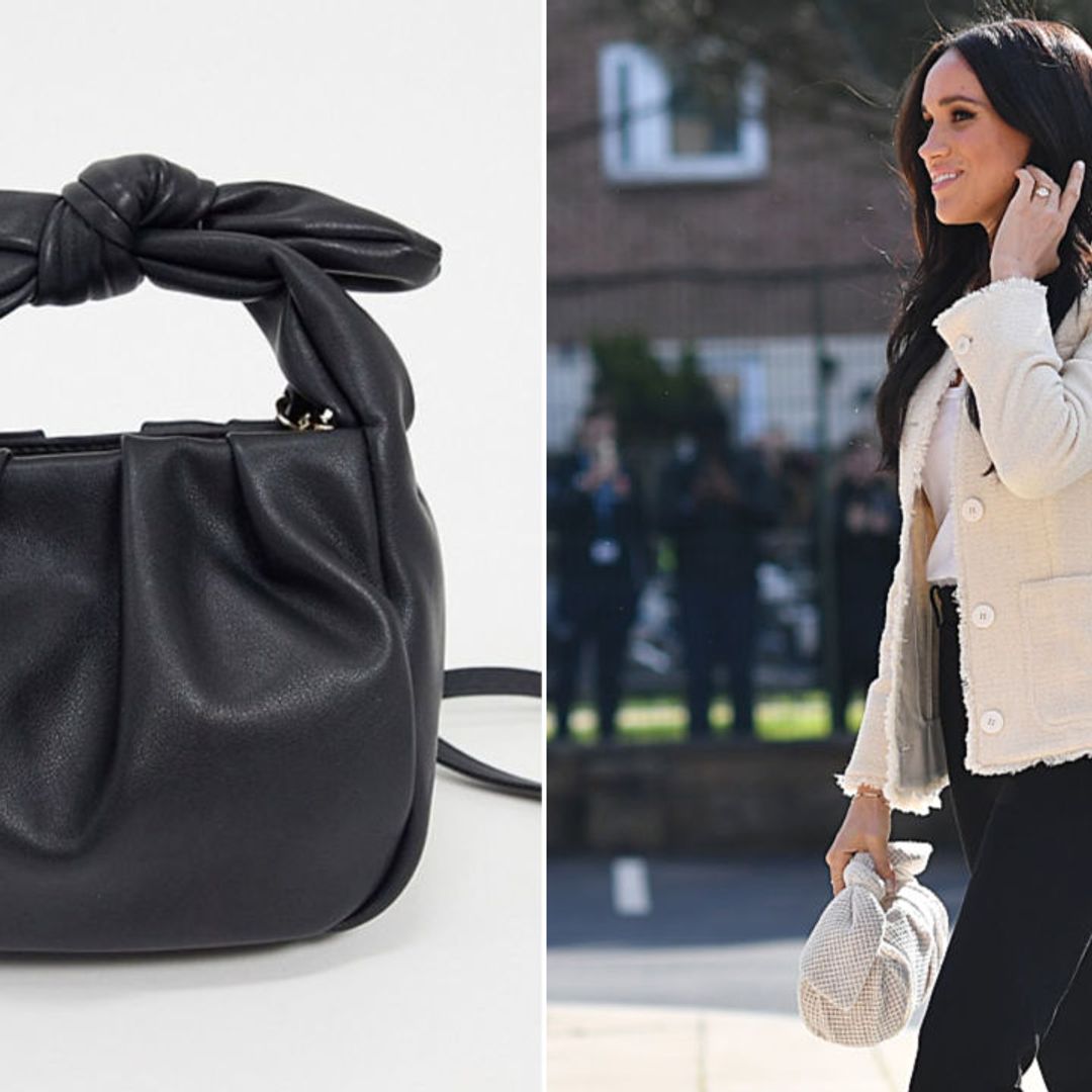 ASOS is selling a £ black version of Meghan Markle's £300 handbag |  HELLO!