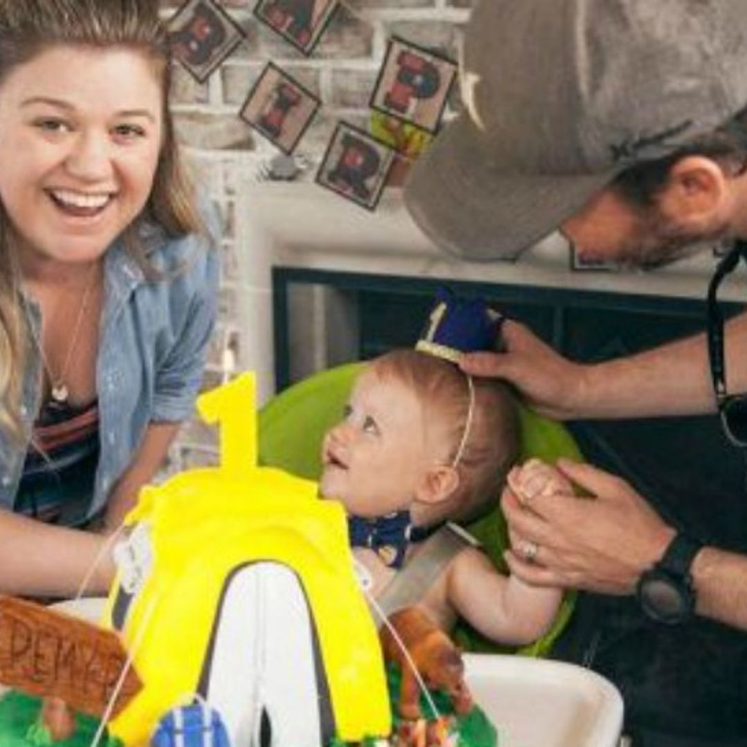 Kelly Clarkson shares adorable pictures from son Remington's first birthday party