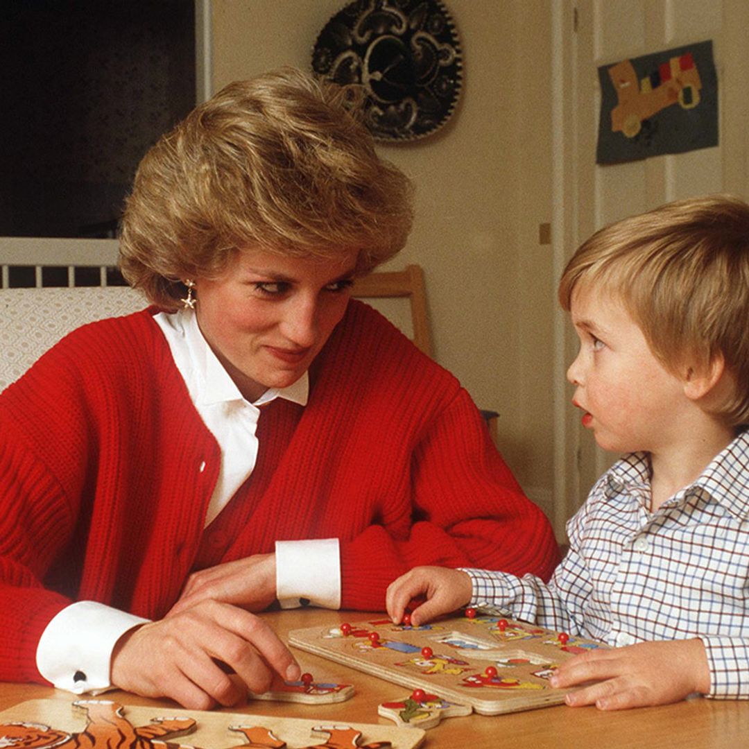 Princess Diana's sweet parenting trick caught on camera
