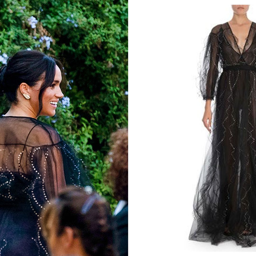 Meghan Markle wows in sheer Valentino evening gown at Misha Nonoo's wedding