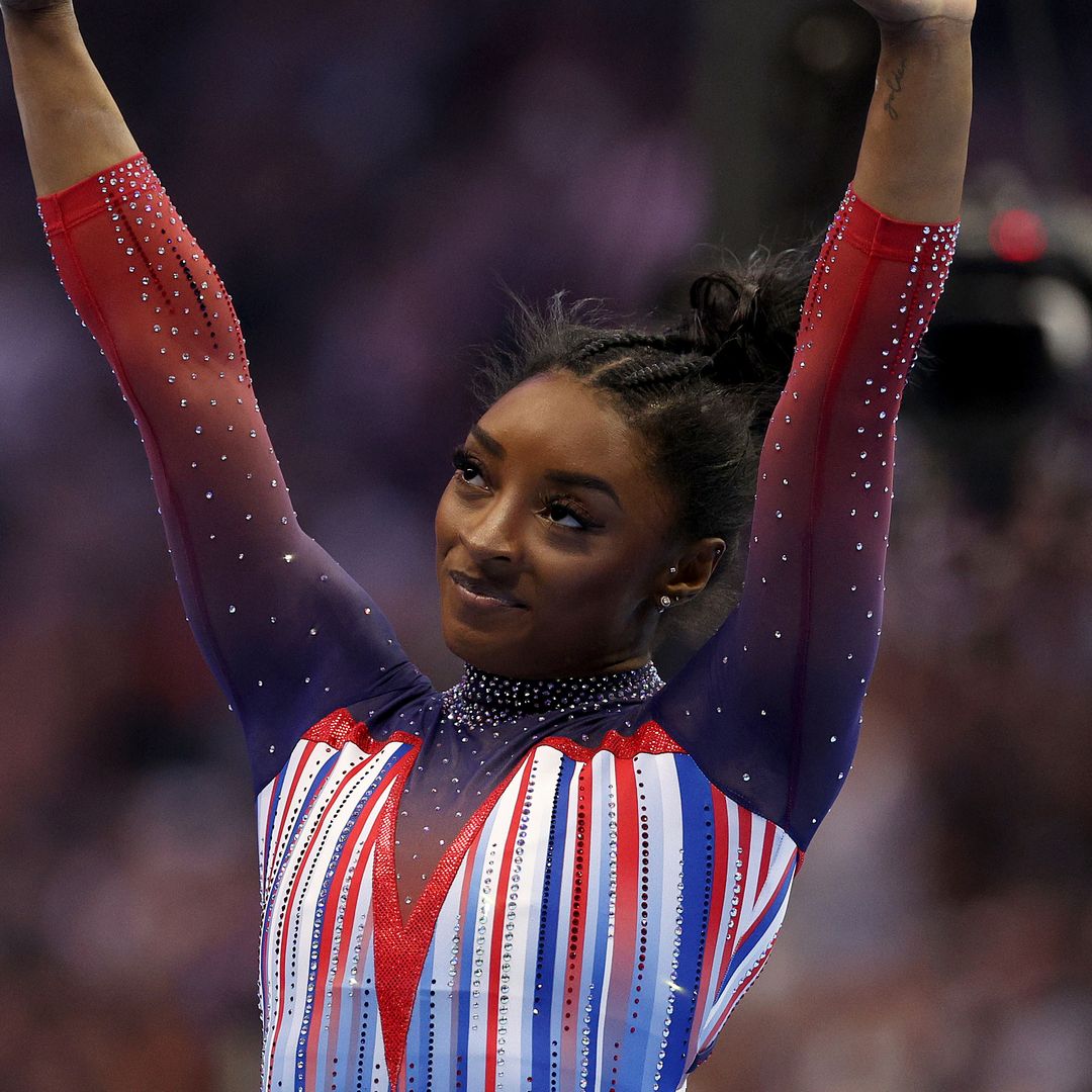 Simone Biles causes a stir with new look at the gymnastics team ahead of the Olympics