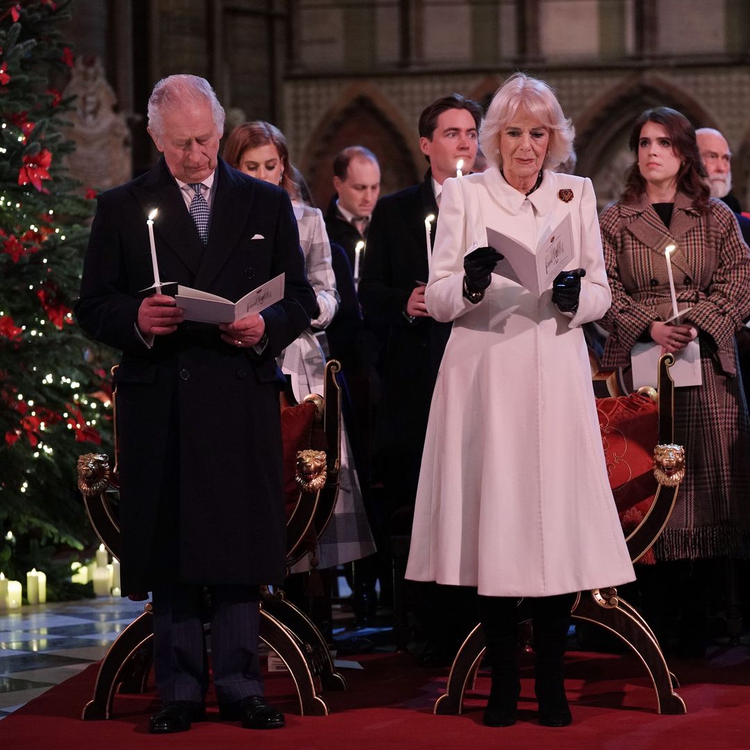 See Queen Camilla's festive makeover