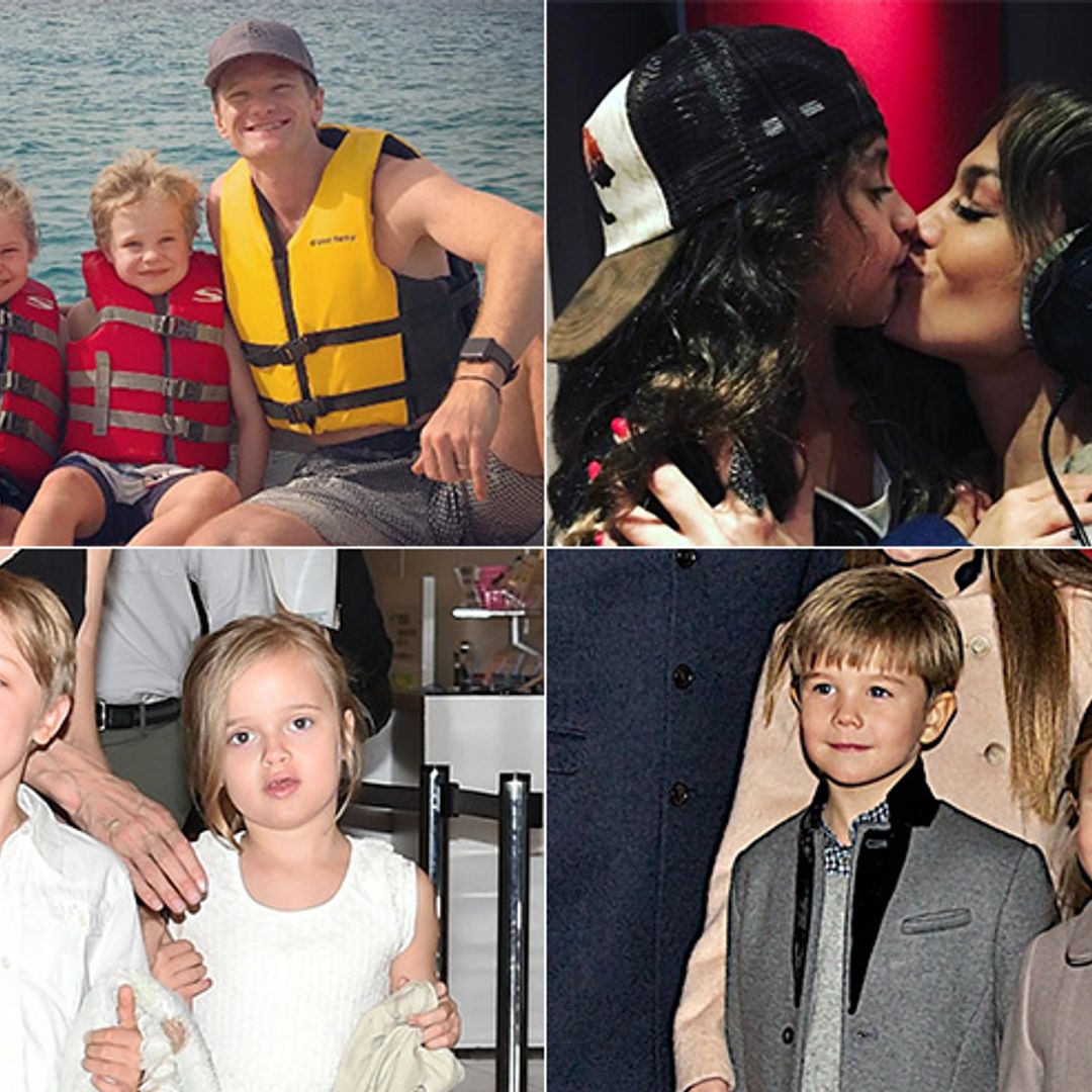 Celebrity parents with their adorable twins in photos