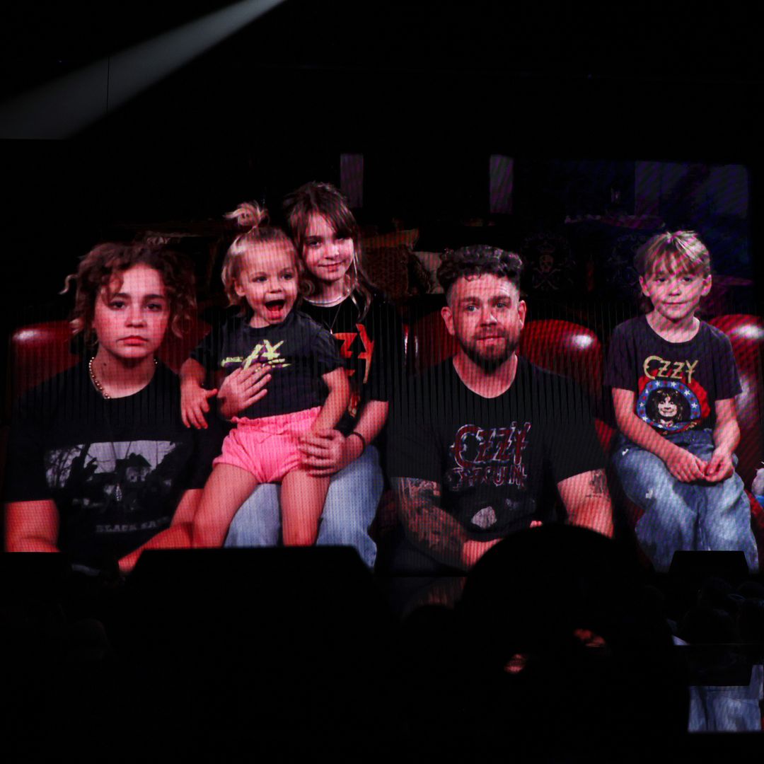 WATCH: Jack Osbourne makes heartwrenching tribute to Ozzy at VMAs with his 4 children: 'We love you, Dad'