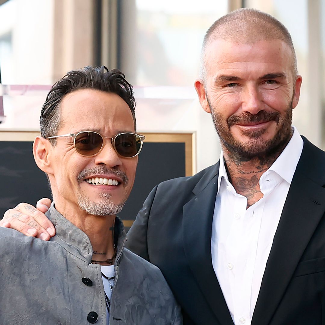 David Beckham shows support for Marc Anthony amid wedding dance controversy