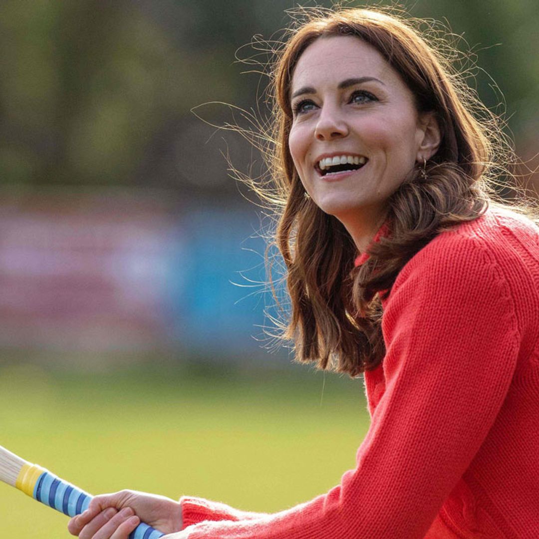 Outfit change! Kate opts for a casual look to play sports in Ireland