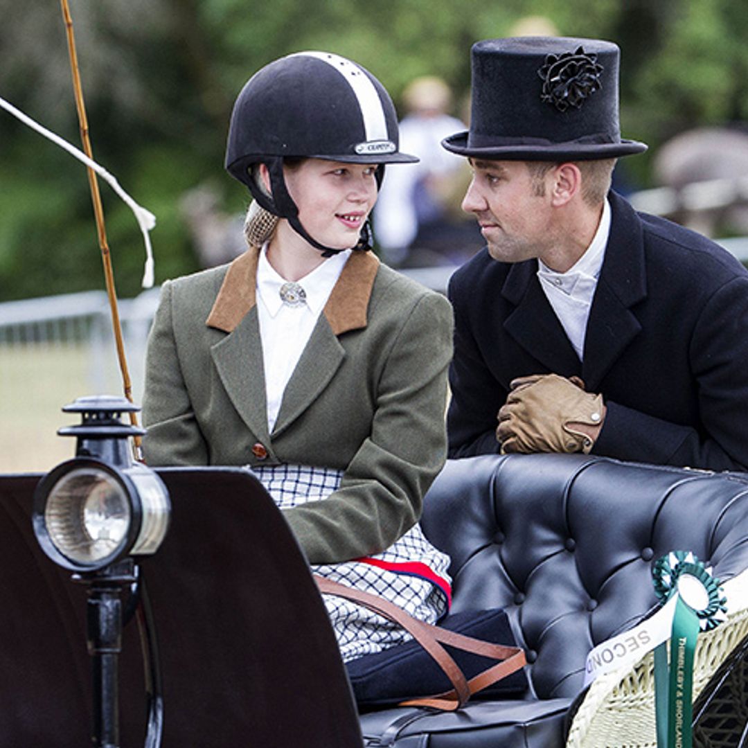 Lady Louise Windsor, 13, takes after grandfather Prince Philip carriage driving