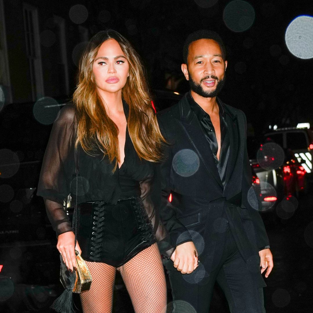 Chrissy Teigen has legs for miles in tiniest hotpants for date with John Legend