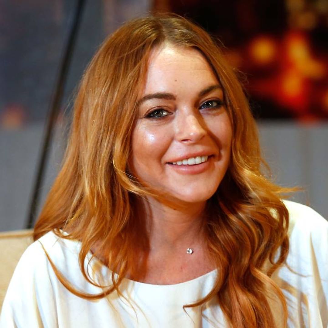 Lindsay Lohan dotes over baby as she gives incredibly rare insight into family life