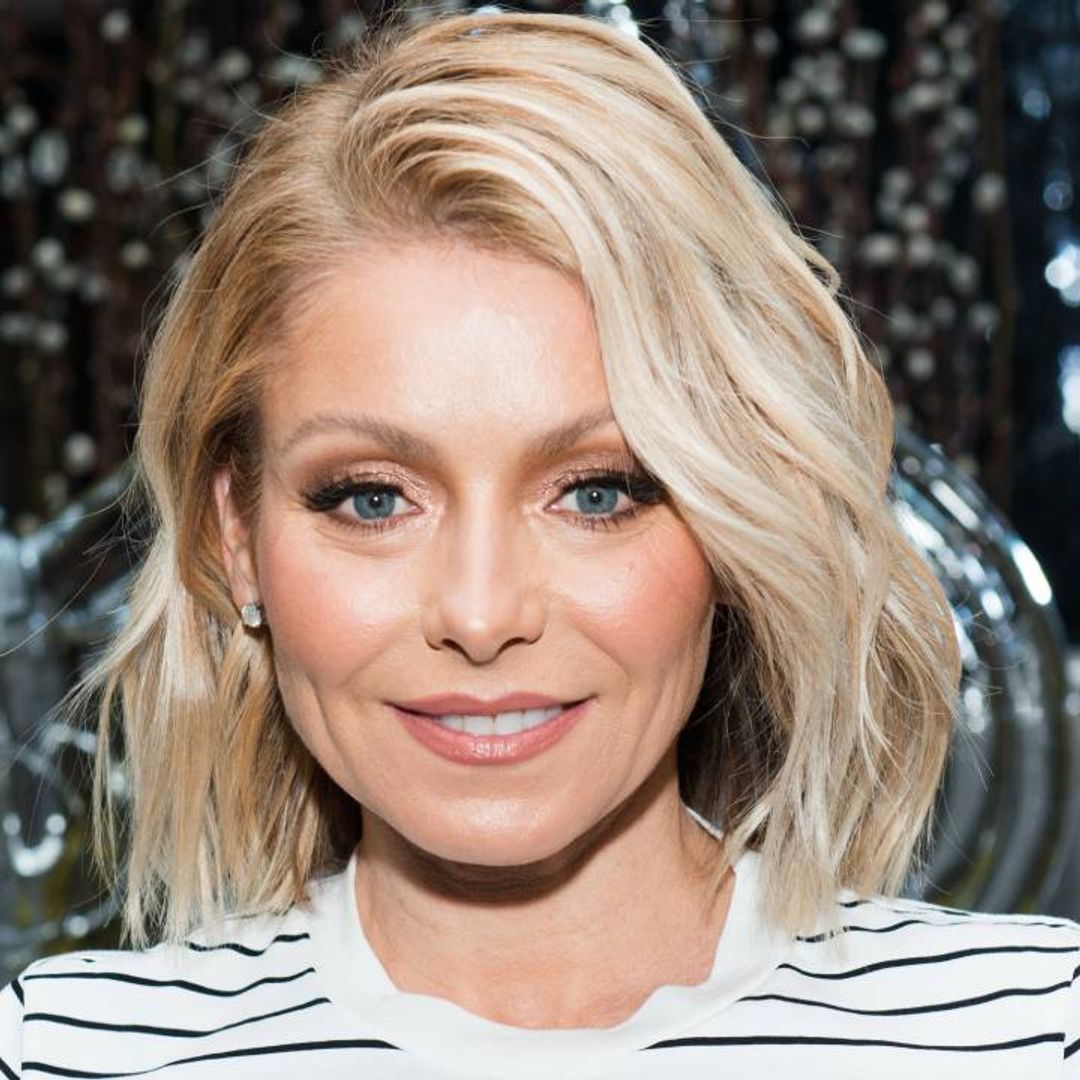 Kelly Ripa turns heads in a flirty floral mini dress in quirky new video