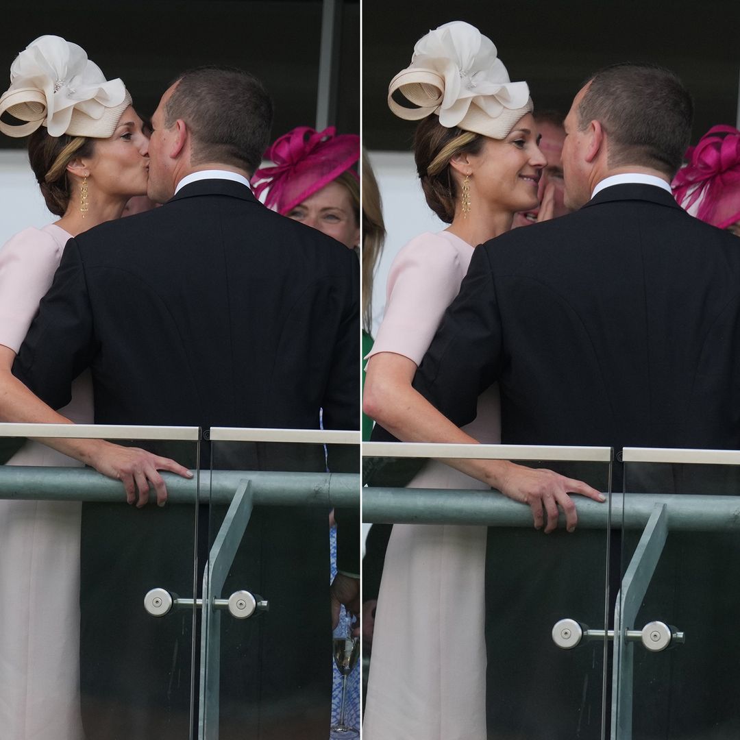 Peter Phillips and girlfriend Harriet Sperling look loved-up at Royal Ascot debut