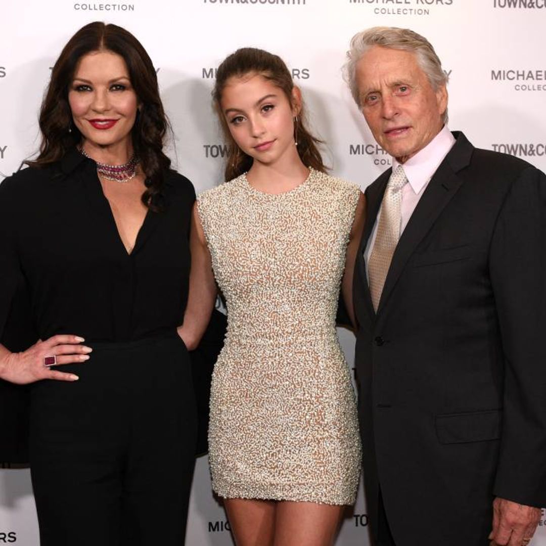 Michael Douglas looks identical to daughter Carys in incredible school photo