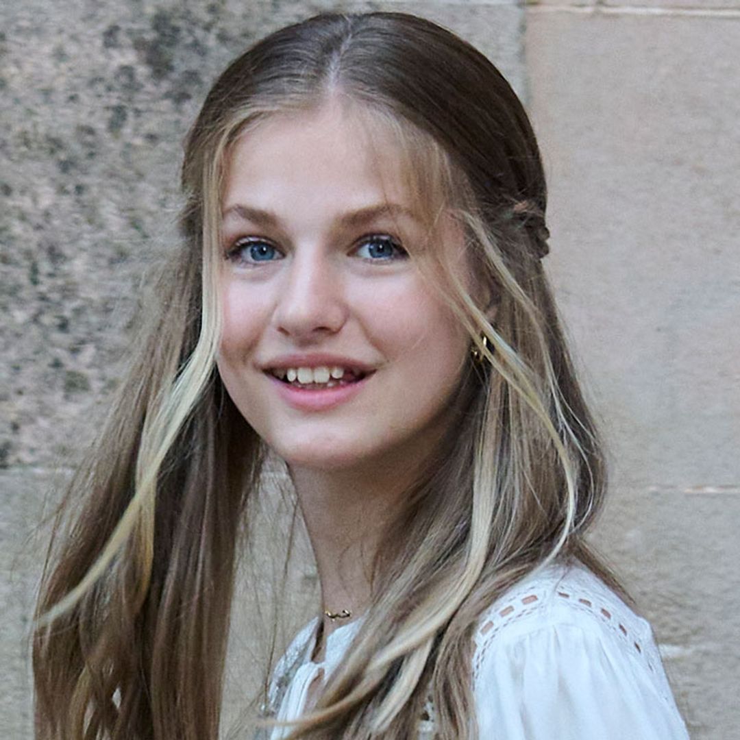 Queen Letizia's daughter Princess Leonor rocks white mini dress in family photos