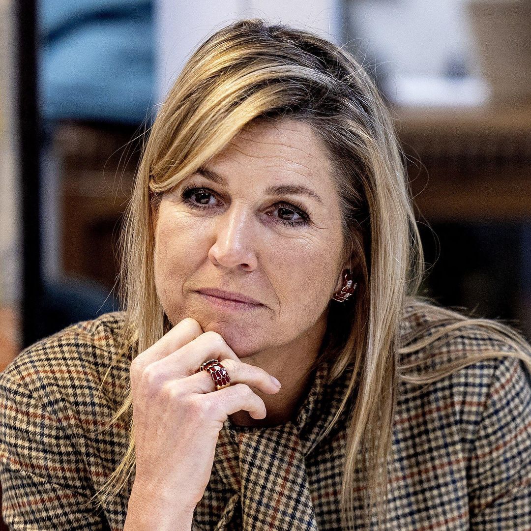Queen Maxima's figure-hugging grandma dress is her boldest look of 2026