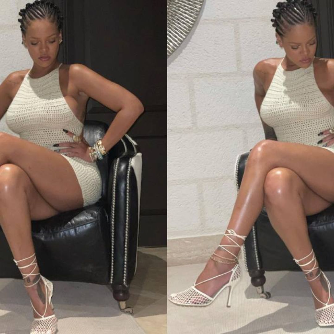 Rihanna's mesh heels are all you need for summer - and we found the best lookalike for $28