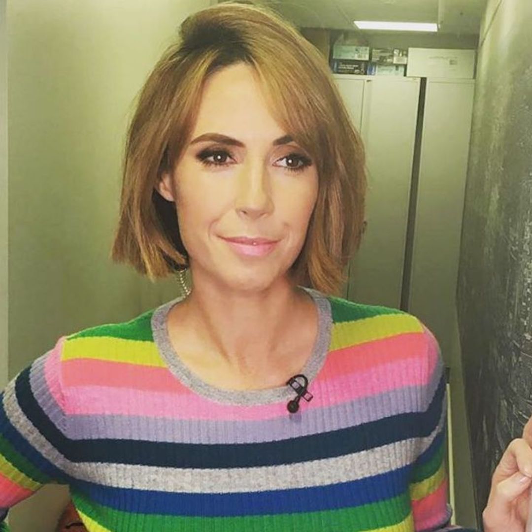 Alex Jones pays tribute to the NHS with her gorgeous rainbow jumper