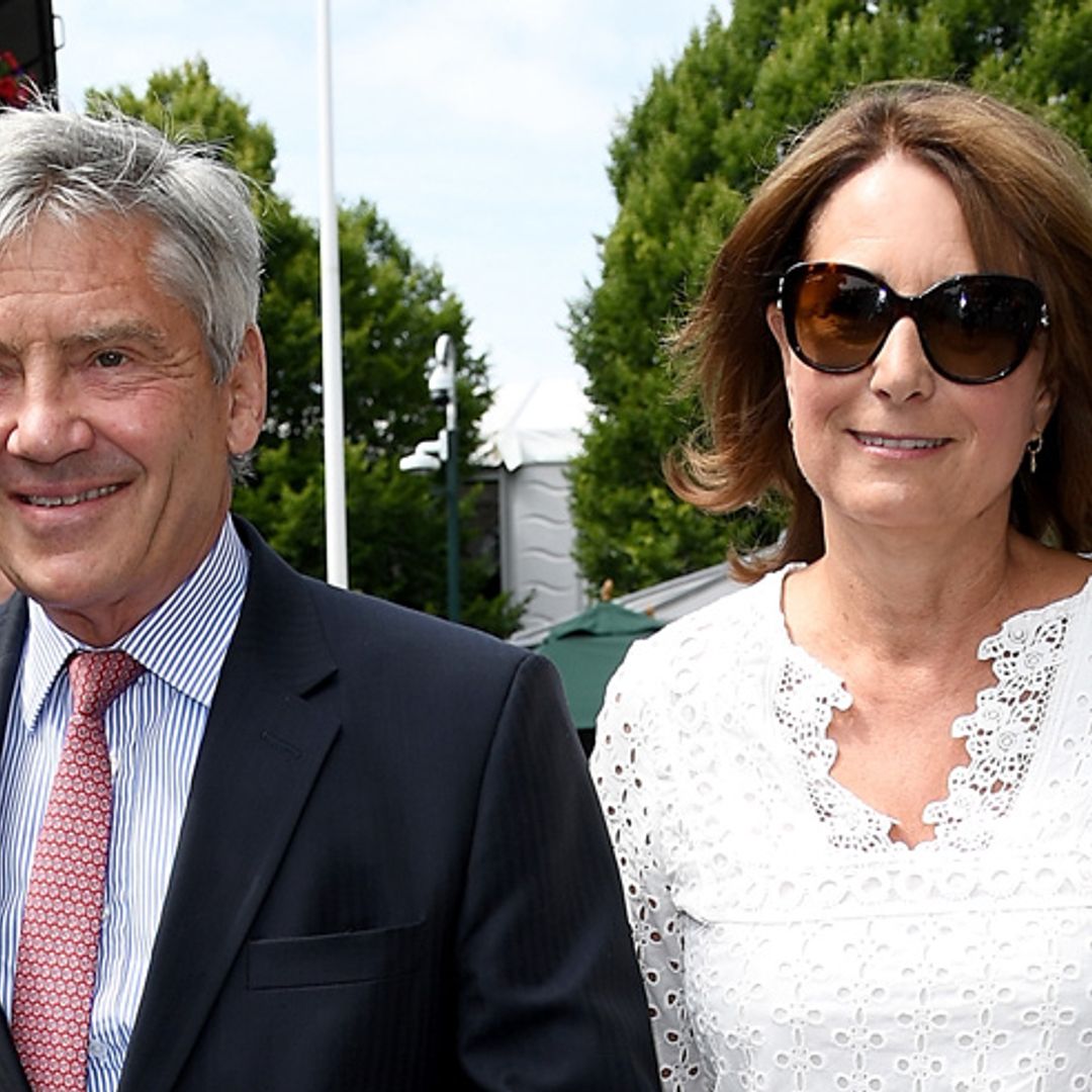 Michael and Carole Middleton arrive at Wimbledon in style