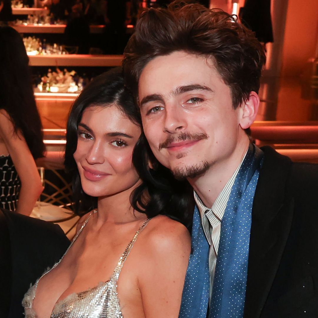 Kylie Jenner glows as she kisses Timothée Chalamet in rare loved-up appearance at Golden Globes