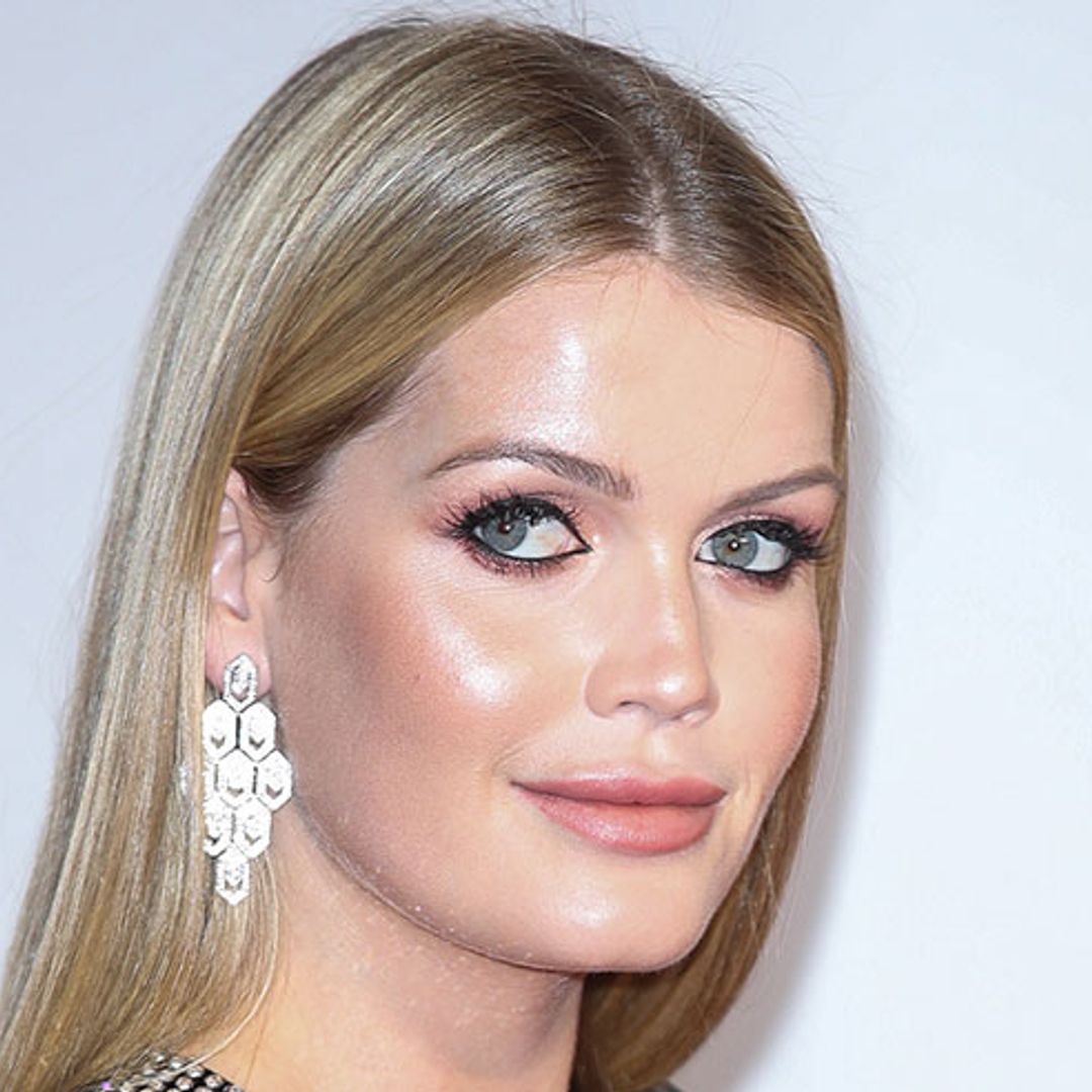 Lady Kitty Spencer looks like an actual movie star in the most sparkly sheer dress