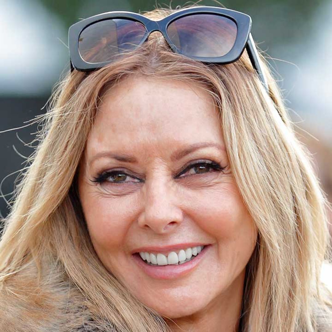 Carol Vorderman shows off incredible curves in figure-hugging gown – and the details!