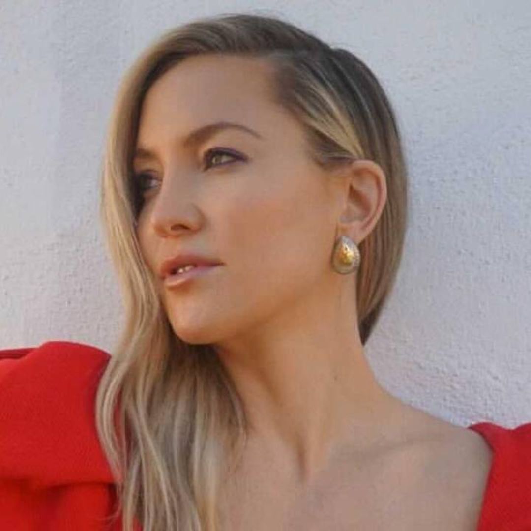 Kate Hudson stuns in a dreamy red dress perfect for Valentine’s Day