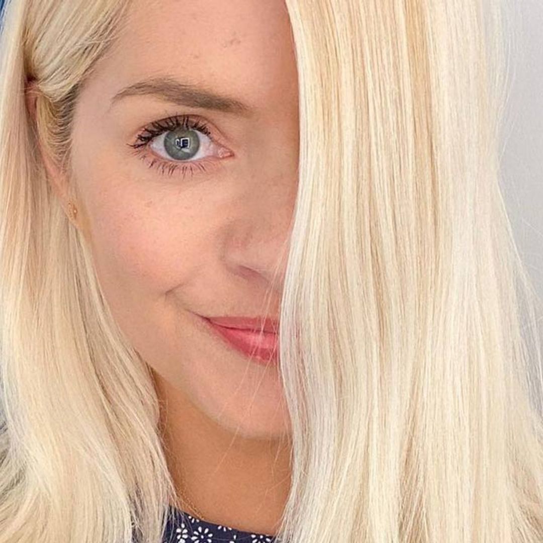 Holly Willoughby stuns in feathered pyjamas in makeup-free photo