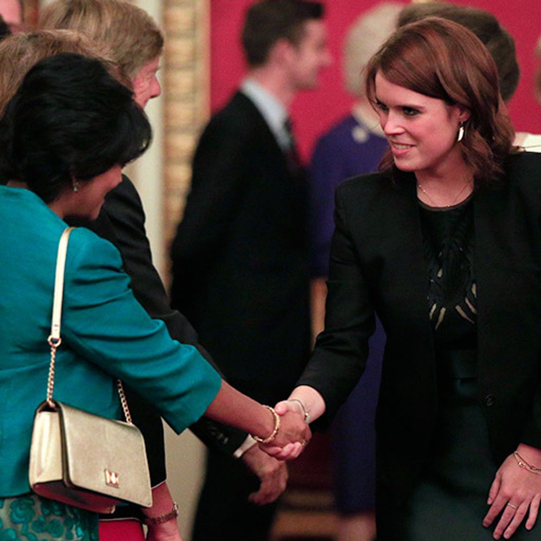 Princess Eugenie supports grandmother Queen Elizabeth at Buckingham Palace