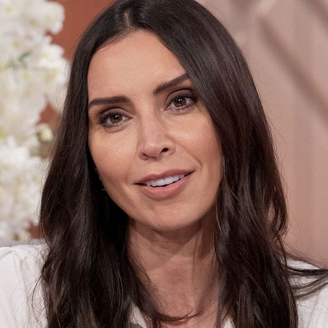 Christine Lampard wows in flirty skirt as she bids farewell to fans