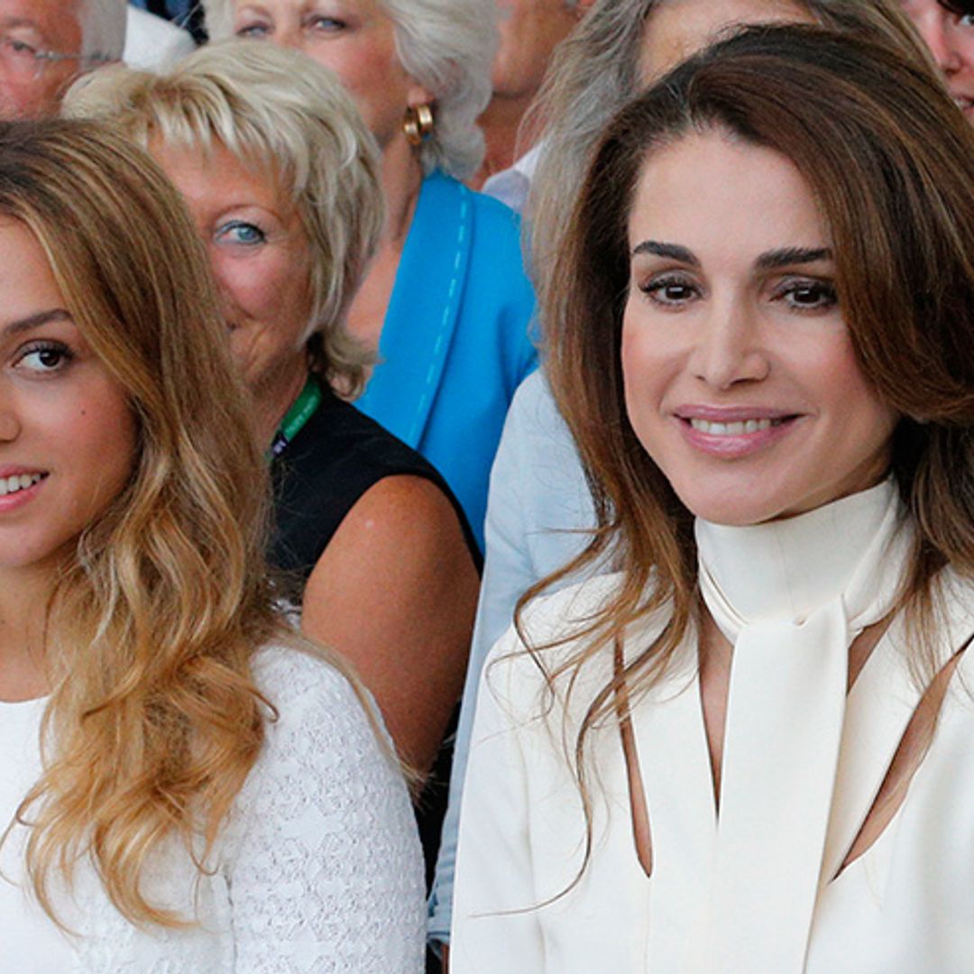Queen Rania of Jordan shares family portrait – but where was daughter Iman?