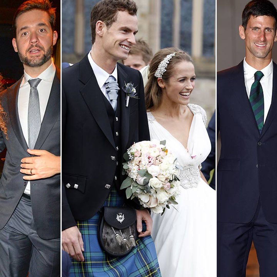 10 tennis stars' gorgeous weddings: Roger Federer, Andy Murray and more