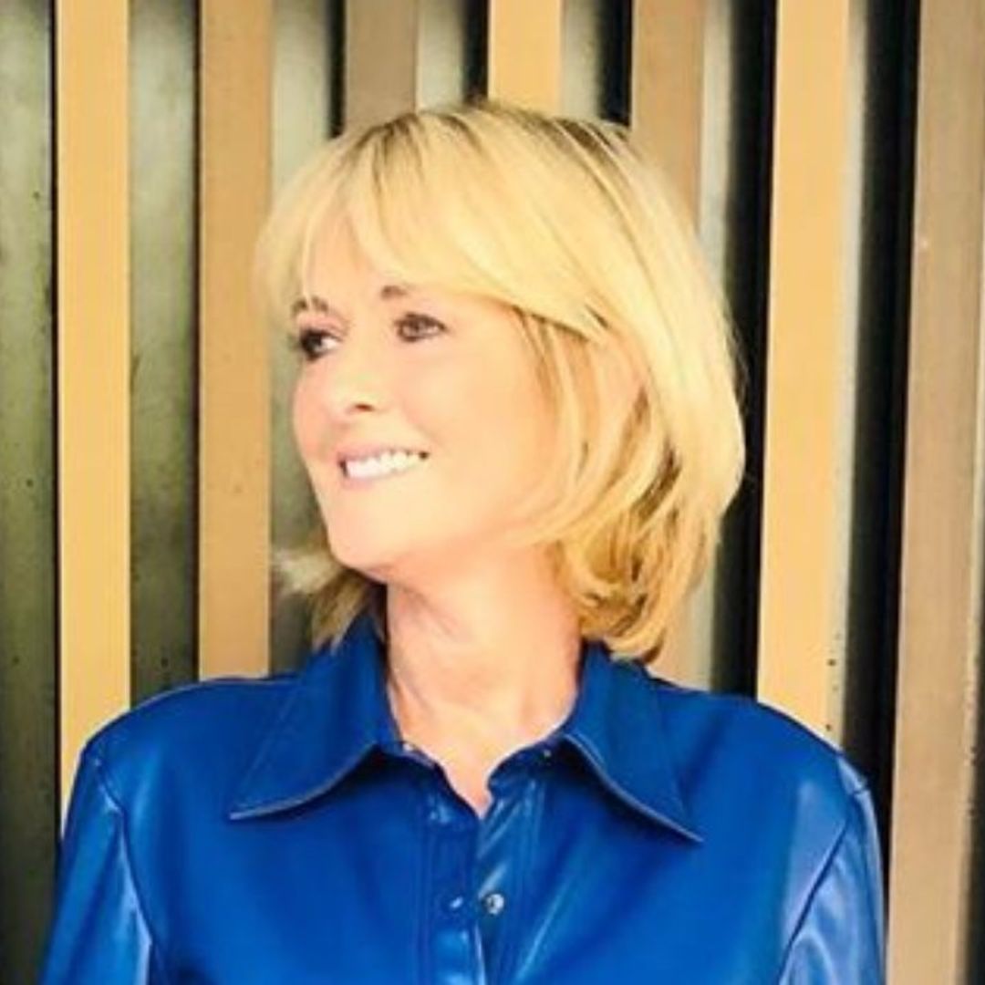 Jane Moore surprises fans in a daring faux leather dress from Zara