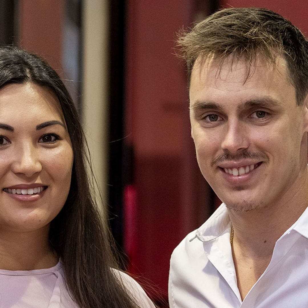 Princess Stephanie's son Louis Ducruet poses for sweet family photo with pregnant wife Marie