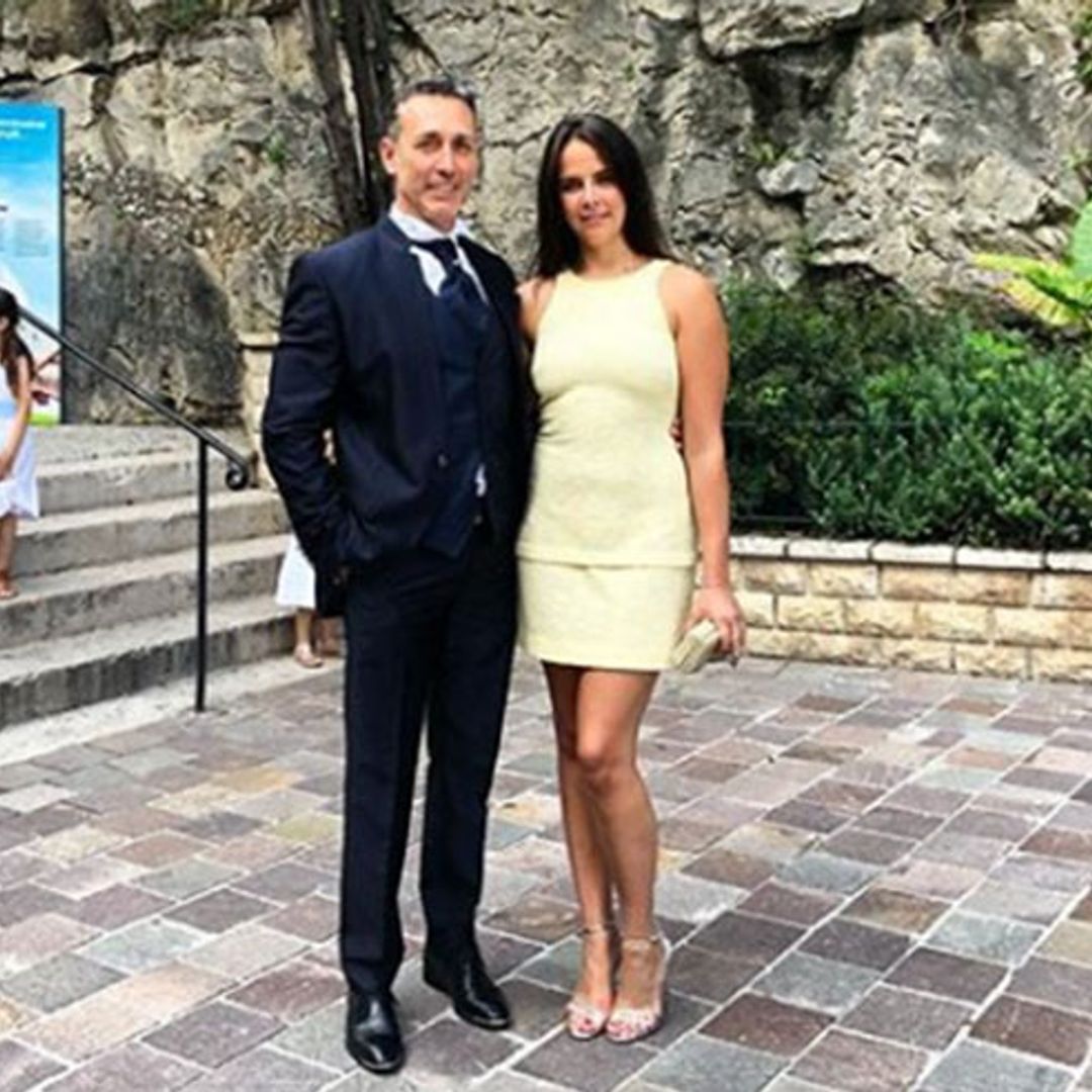 Pauline and Louis Ducruet attend their father's wedding